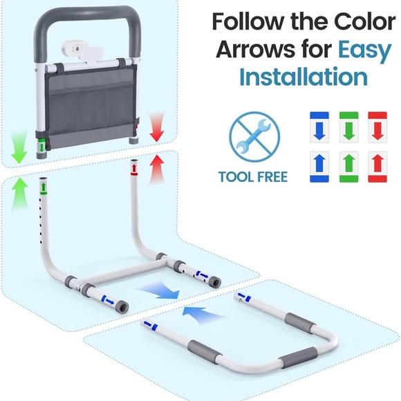 Multipurpose Bed Assist Rail - Picture 6 of 9